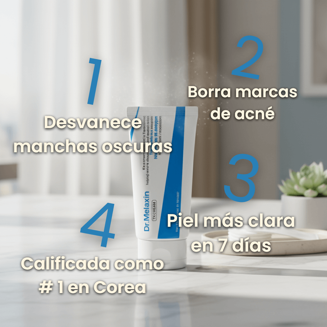 Dr Melaxin | La Crema #1 en Corea que 9,000 Latinas Usaron para Borrar Acné y Melasma