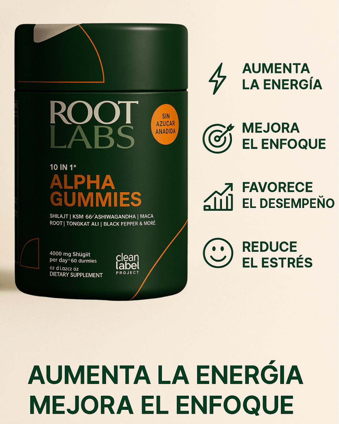 Alpha Gummies | Energía, Enfoque y Potencia Natural para Hombres