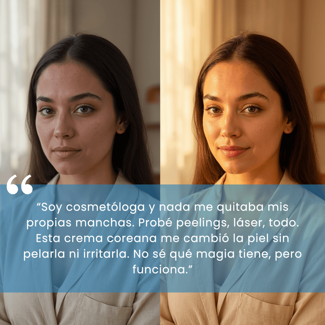 Dr Melaxin | La Crema #1 en Corea que 9,000 Latinas Usaron para Borrar Acné y Melasma